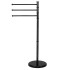 Juodas metalinis rankšluosčių stovas Springos® TS0005, 86 cm