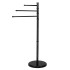 Juodas metalinis rankšluosčių stovas Springos® TS0005, 86 cm