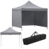 Sulankstoma sodo pavėsinė su šonine sienele, Springos GP0003, 3 × 3 m