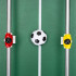 Stalo futbolas vaikams, įvairiaspalvis, Springos KG0045, 69 × 35 × 61,5 cm