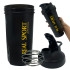SHAKER JUODAS 600 ml SANDARUS SU SPYRUOKLE