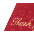 Raudoni kurjerių pakuotės su rankena 500x600+70 (50 vnt.) su užrašu "Thank You"