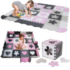 Didelė edukacinė kilimėlis dėlionė maniežas 3-in-1