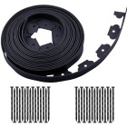 Juodos vejos borteliai 40x50x20m sodui su 30 kuoliukų rinkiniu