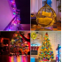 Kalėdinės LED lemputės 500 diodų dekoratyvinės IP44 išorinės 32M RGB