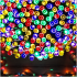 Kalėdinės LED lemputės 500 diodų dekoratyvinės IP44 išorinės 32M RGB