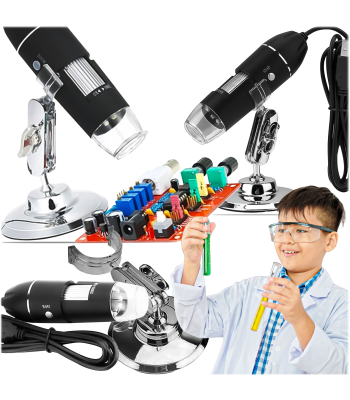 Skaitmeninis USB LED mikroskopas 1600x artinimas