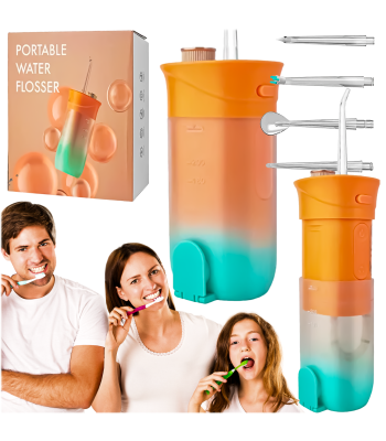 Belaidis Dantų Irigatorius - 4 Antgaliai, 3 Režimai, 200 ml