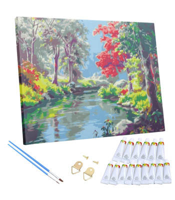 Dažymas Pagal Numerius su Rėmeliu 30 x 40 cm
