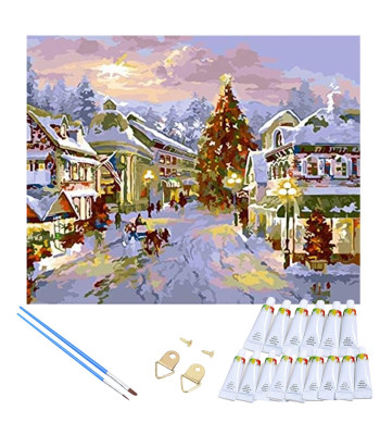 Tapyba pagal skaičius su rėmeliu – 40 x 50 cm