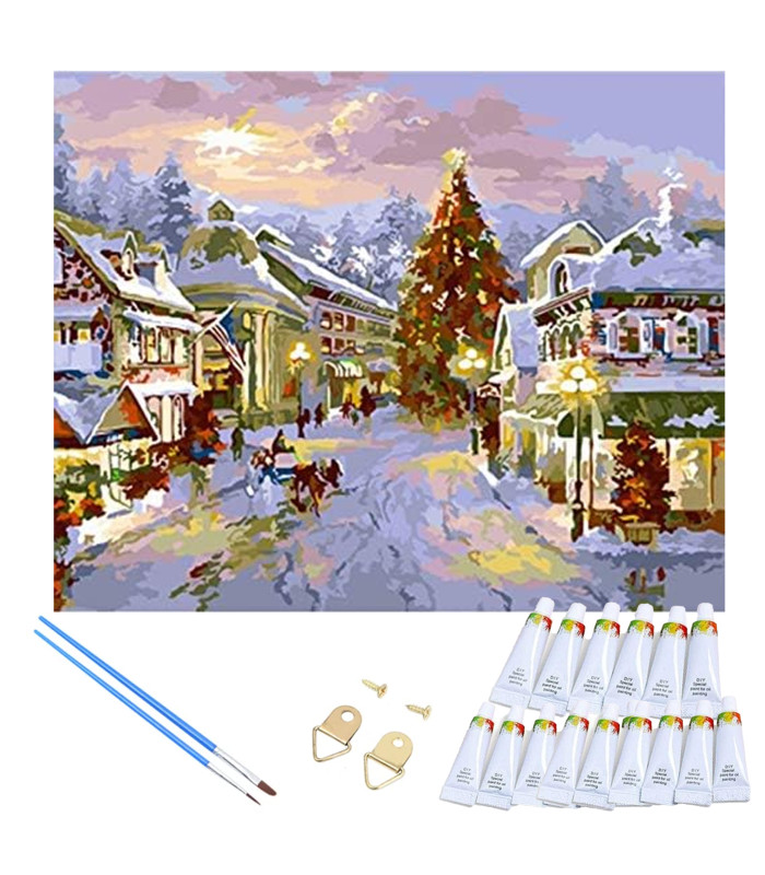 Tapyba pagal skaičius su rėmeliu – 40 x 50 cm