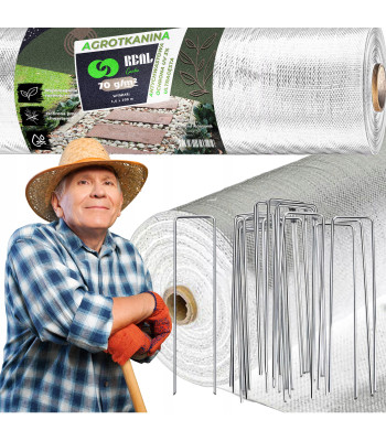 Agroaudinys 70 g 1,6x100 m baltas UV