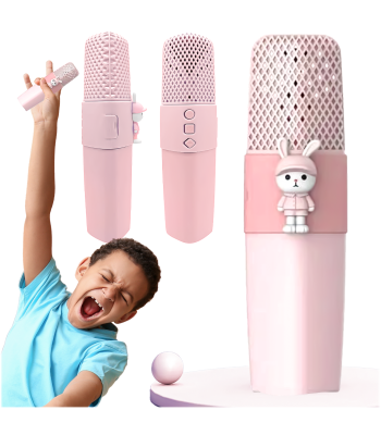 Mikrofonas karaoke su Bluetooth garsiakalbiu vaikams