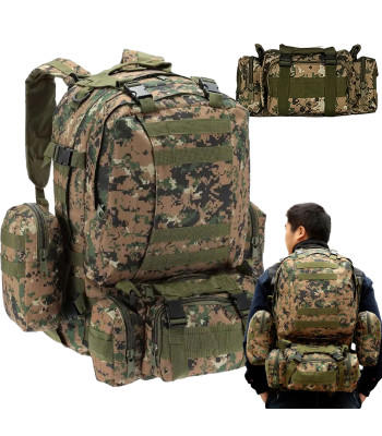 Kuprinė kariška turistinė 4-in-1 50L