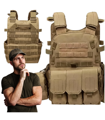 Taktinė karinė apsauginė liemenė MOLLE Airsoft ASG