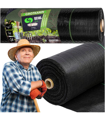 Agroaudinys sodininkystei 70 g 1,1x50 m juoda UV apsauga