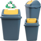 Plastikinė šiukšliadėžė atliekų rūšiavimui