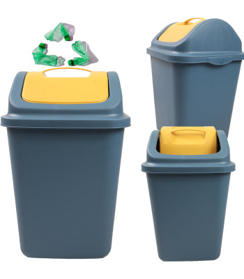 Plastikinė šiukšliadėžė atliekų rūšiavimui