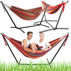 Didelis sodo hamakas su stovu