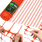 Apsauginė statybinė oranžinė plastikinė tvora 1x50m 100g