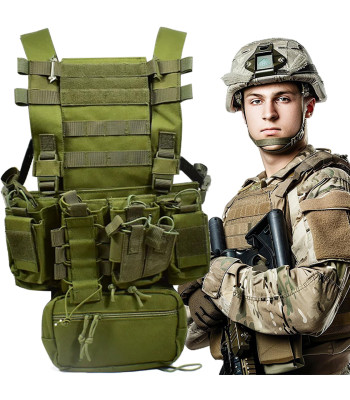 Taktinė karinė apsauginė liemenė MOLLE lengva airsoft