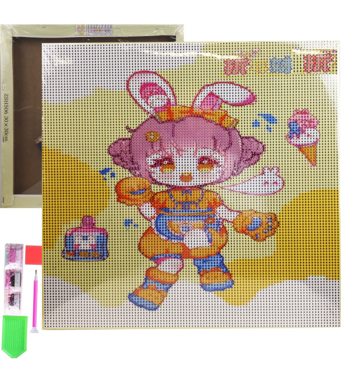 Deimantinė Mozaika 30x30cm Anime Paveikslas