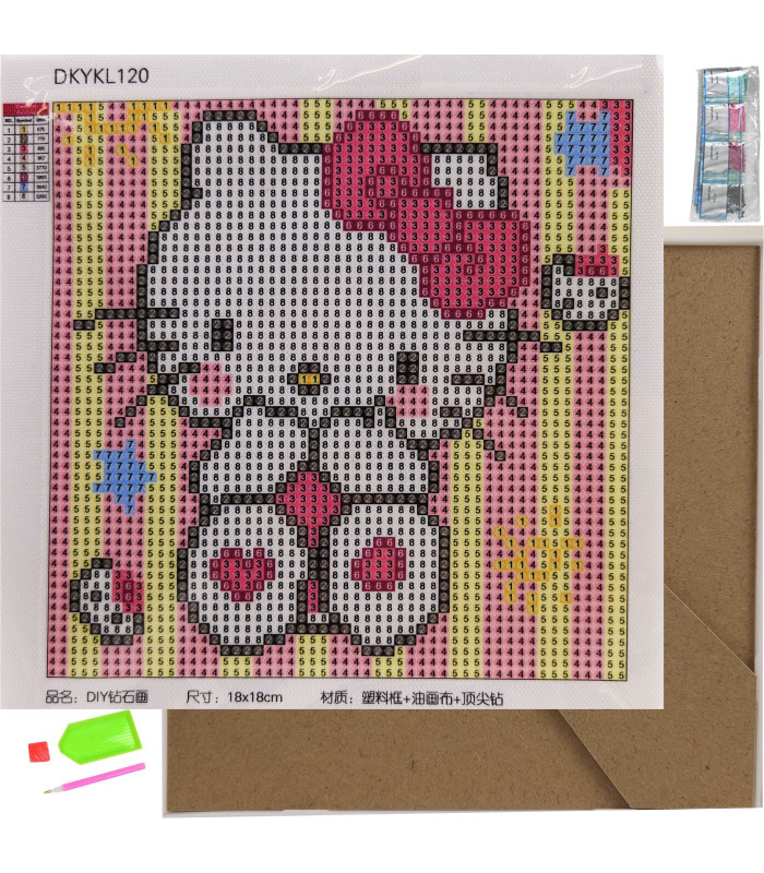 Diamond Painting Mozaika su Rėmeliu