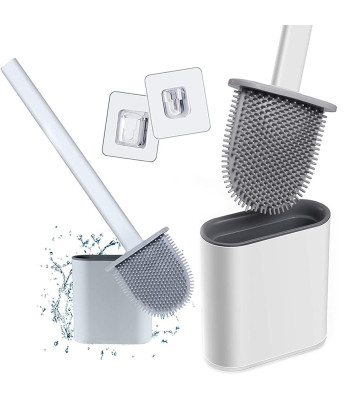 Antibakterinė silikoninė WC šepetė