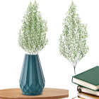 Dirbtinių gėlių dekoratyvinė girlianda su gebenėmis