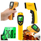 Infraraudonųjų spindulių lazerinis pirometras – bebekontaktis termometras (-50 °C iki +550 °C)