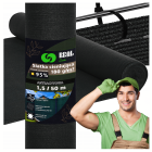 Tvoros uždangalas - tinklas nuo saulės ir vėjo 95%, 1.5x50 m, 180 g/m², grafitas