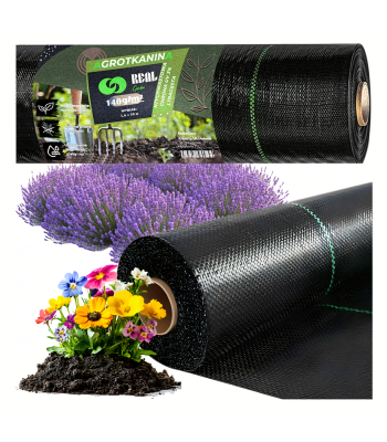 Agrotekstilė nuo piktžolių 1,6 × 50 m, juoda