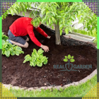 Agroplėvelė 90G 1,6x50m Juoda UV Agrotekstilė Mulčio Kilimėlis