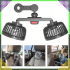 Automobilinis Ventiliatorius Dvigubas 360° USB