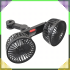 Automobilinis Ventiliatorius Dvigubas 360° USB