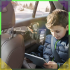 Automobilinis Ventiliatorius Dvigubas 360° USB