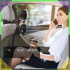 Automobilinis Ventiliatorius Dvigubas 360° USB