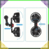 Automobilinis Ventiliatorius Dvigubas 360° USB