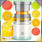 Elektrinė Automatinė Nešiojama Citrusų Sulčiaspaudė