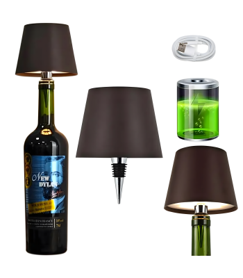 LED stalo lempa su butelio kamščiu