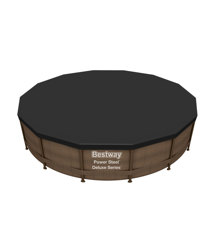 Bestway 58248 Apsauginė Plandeka Baseinui PVC Ø 427 cm Juoda