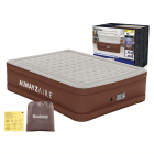 Bestway 69160 dvigubas pripučiamas čiužinys su dviguba pompa 203x152x51 cm