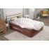 Bestway 69160 dvigubas pripučiamas čiužinys su dviguba pompa 203x152x51 cm