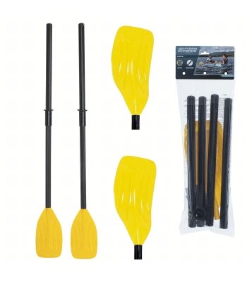 Bestway 62015 Irklai 3 Dalių Sulankstomi Kajakui, Pontonui, Sup 124 cm 2 vnt.