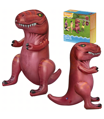 Pripučiamas žaislas Dinozauras su vandens purkštuvu