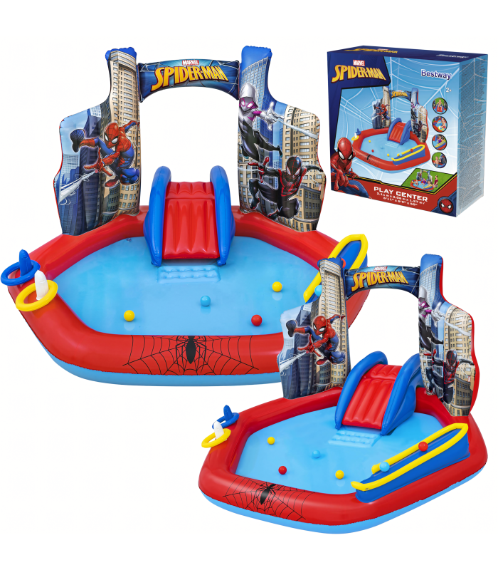 Bestway 98793 Pripučiamas Žaidimų Aikštelė Spider-Man 211 x 206 x 127 cm
