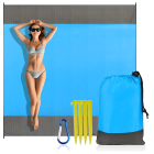 Didelis vandeniui atsparus paplūdimio kilimėlis 210x200 cm