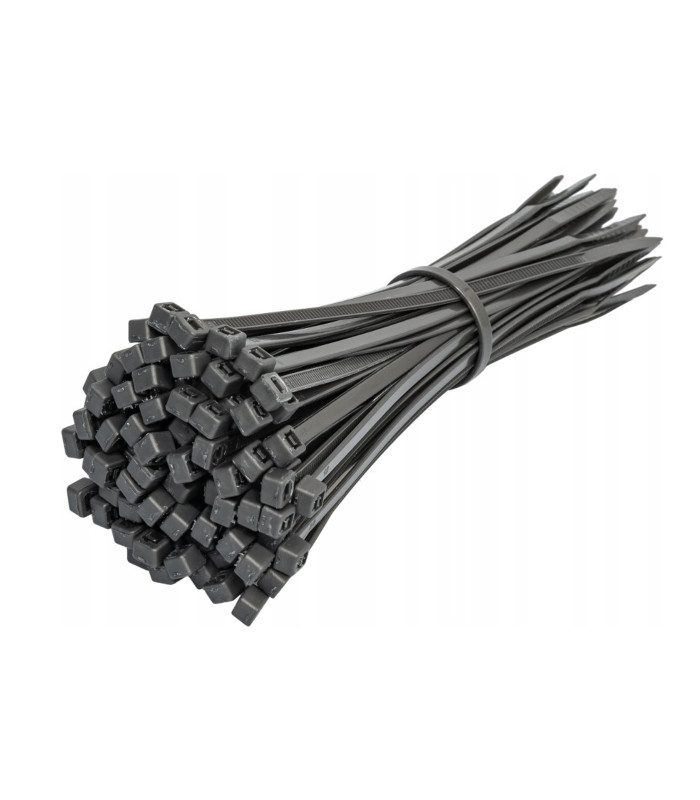 Stiprios Juodos Užveržimo Juostos 2,5x100mm, 100 vnt.