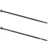 Stiprios Juodos Užveržimo Juostos 2,5x100mm, 100 vnt.