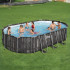 Bestway 5611R Steel Pro Stačiakampis Sodo Baseinas 610x366x122cm